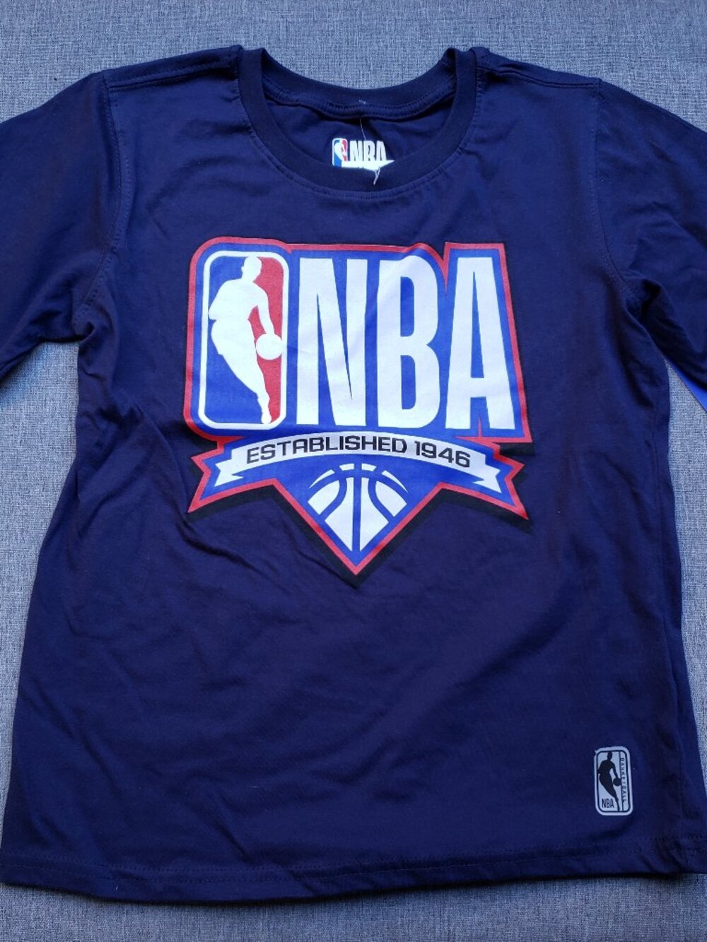 EUC like new NBA kids logo tee true navy (10 - 12)